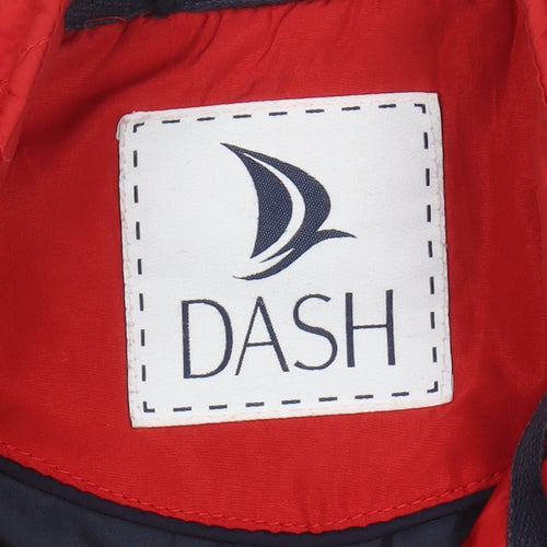Dash Women's Red Quilted Mid-Length Jacket Size 14