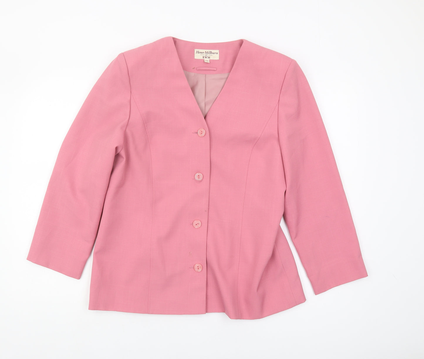 Honor Millburn Pink Women's Blazer Size 14