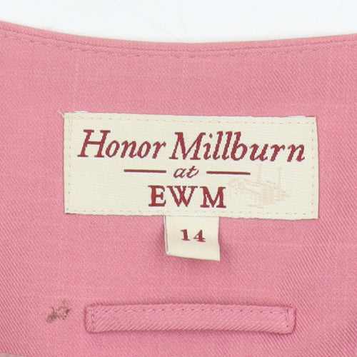 Honor Millburn Pink Women's Blazer Size 14