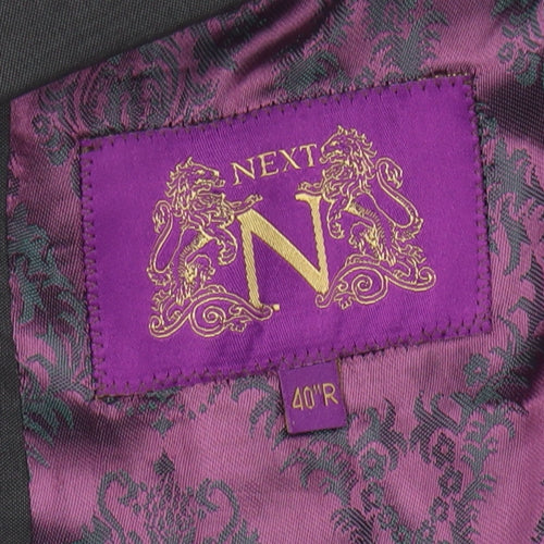 Next Men's Grey Suit Jacket, Regular Fit, 40R