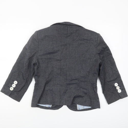 Marks and Spencer Women's Grey Blazer Size 12 Regular