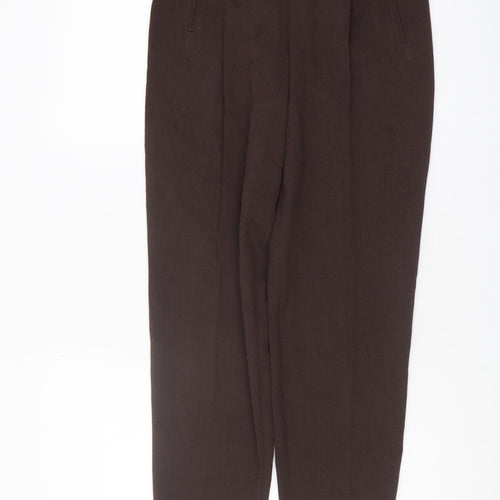Marks and Spencer Brown Women's Trousers, Size 8
