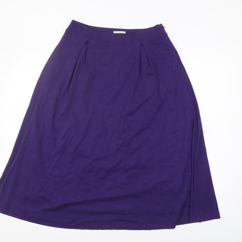 PATRA Women's Purple A-Line Skirt - Size S