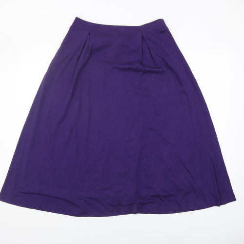 PATRA Women's Purple A-Line Skirt - Size S