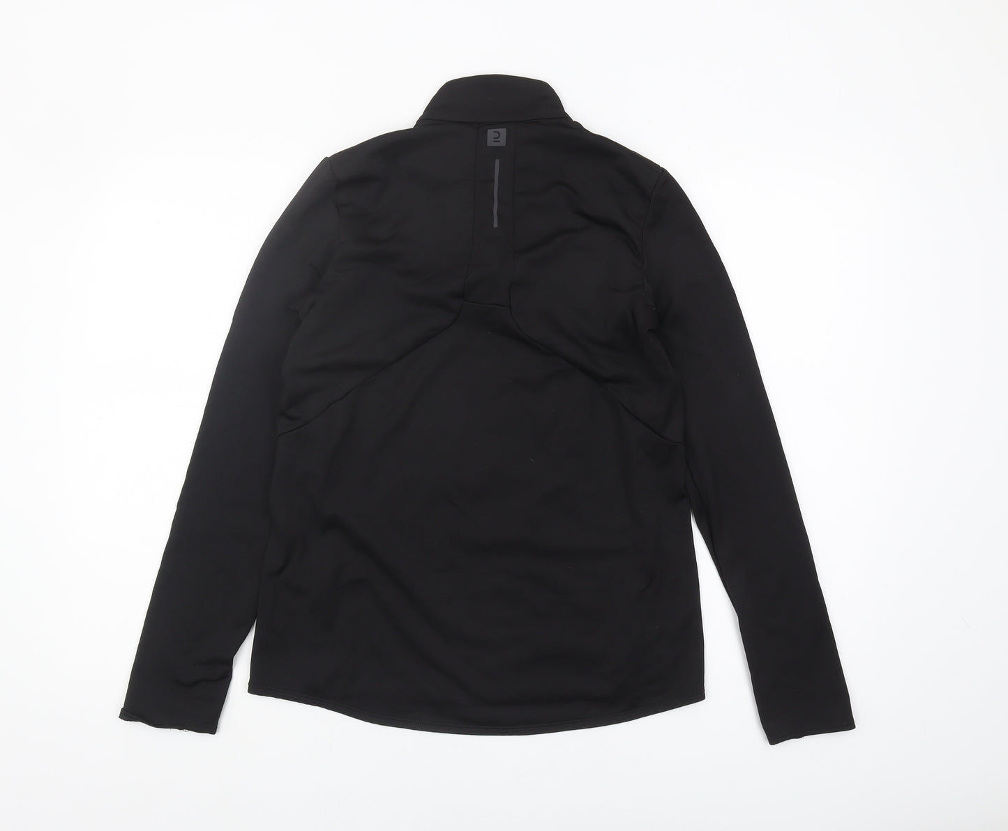 Decathlon Men's Black Pullover High Neck Sports Top