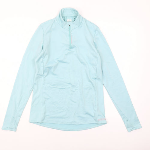 Decathlon Women's Blue Long Sleeve Pullover Top