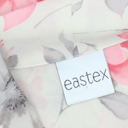 Eastex Women's Beige Floral Blouse Size 18