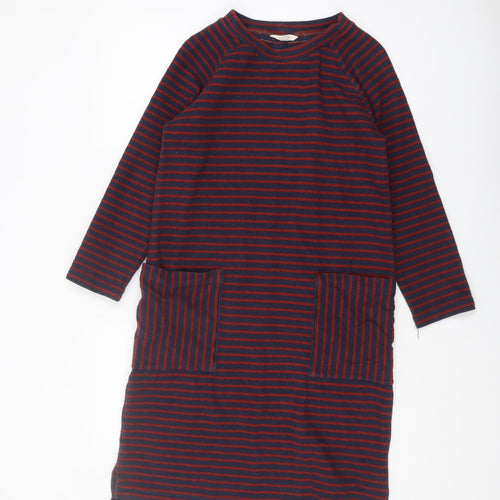 White Stuff Women's Striped Shift Dress Size 10