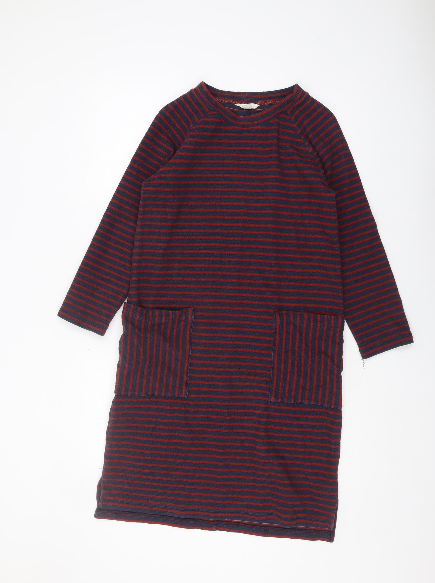 White Stuff Women's Striped Shift Dress Size 10