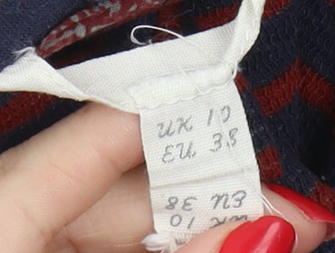 White Stuff Women's Striped Shift Dress Size 10