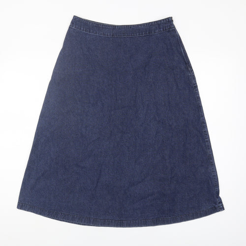 Jackpot by Carli Gry Women's Denim A-Line Skirt - Blue