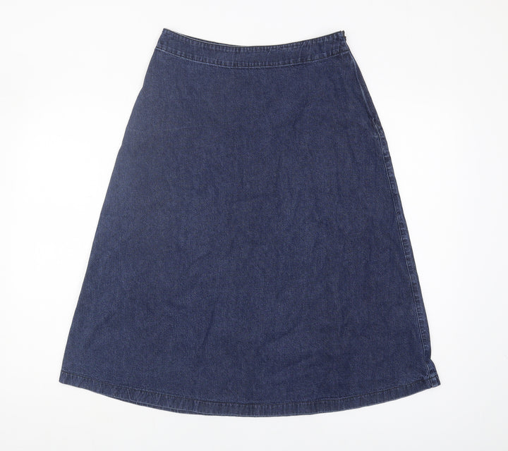Jackpot by Carli Gry Women's Denim A-Line Skirt - Blue