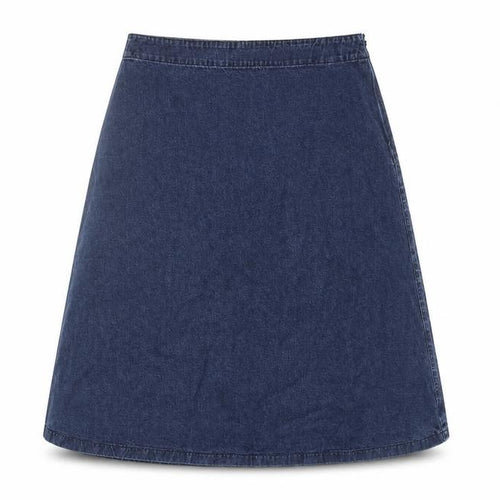 Jackpot by Carli Gry Women's Denim A-Line Skirt - Blue
