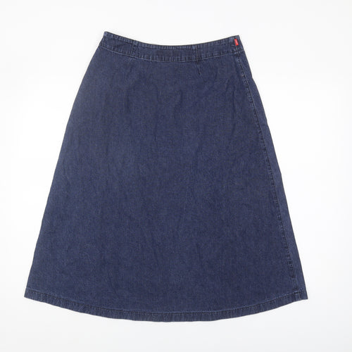 Jackpot by Carli Gry Women's Denim A-Line Skirt - Blue