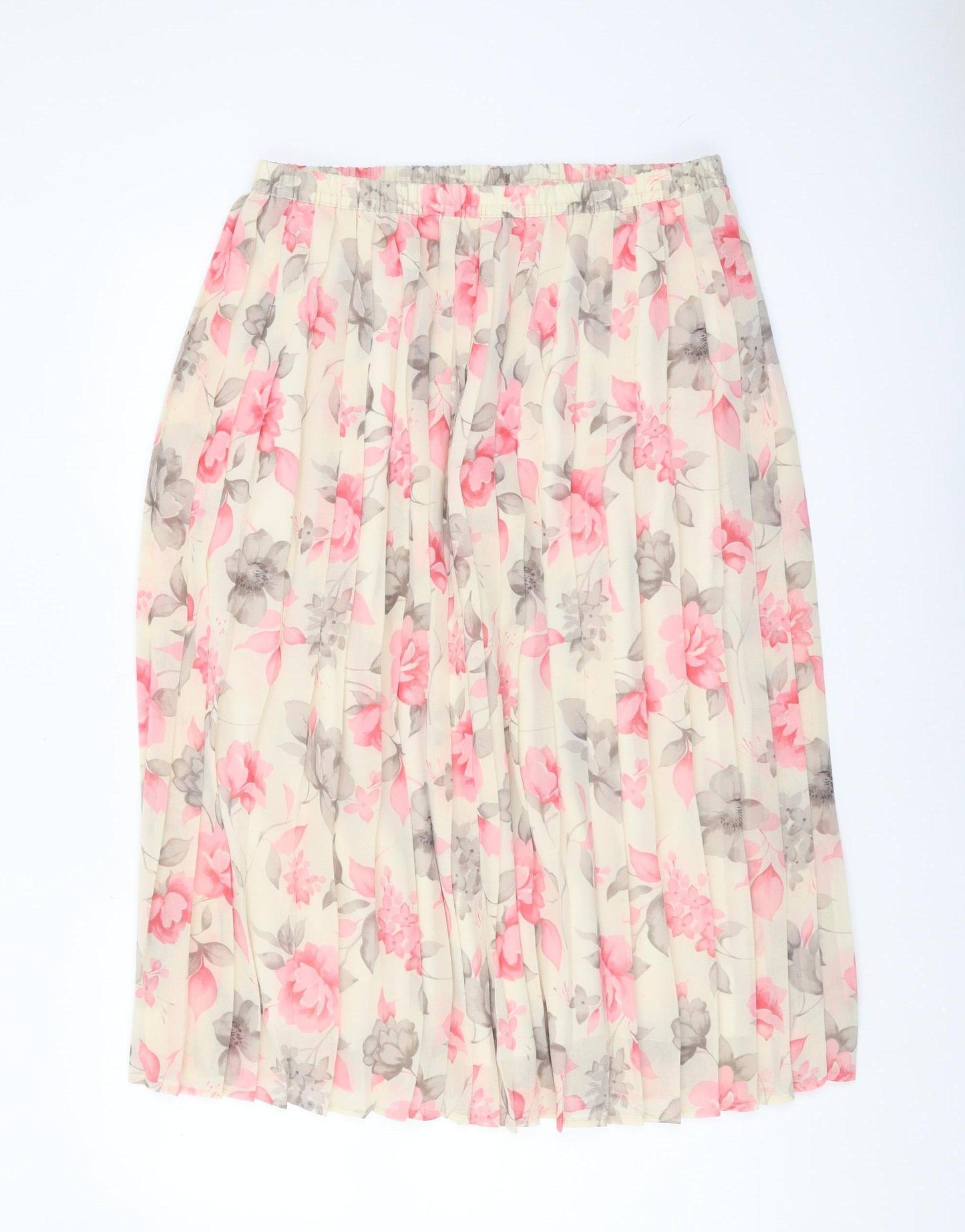 Eastex Women's Multicoloured Midi Pleated Skirt Size 18