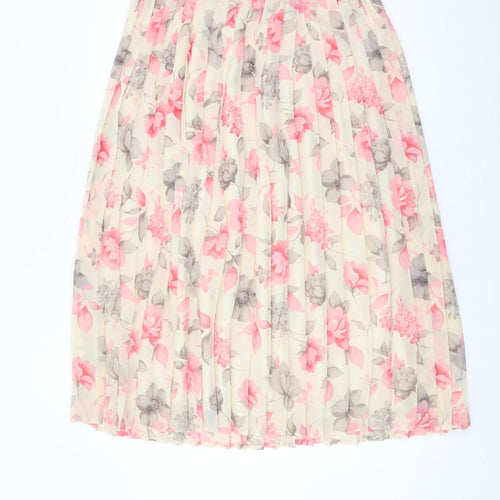 Eastex Women's Multicoloured Midi Pleated Skirt Size 18