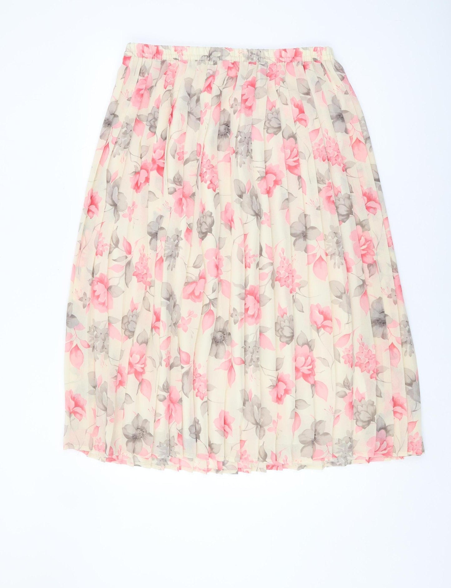 Eastex Women's Multicoloured Midi Pleated Skirt Size 18