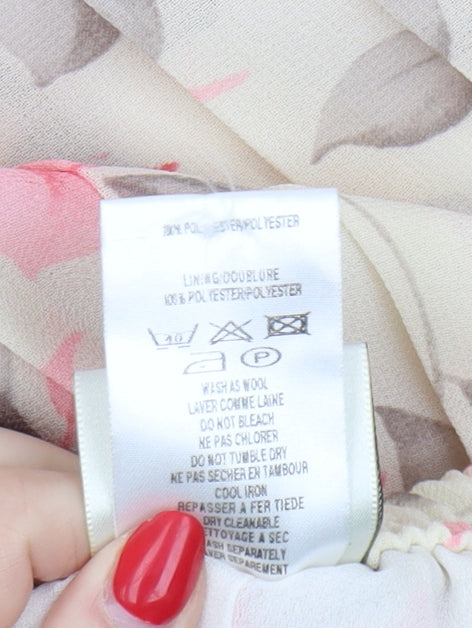 Eastex Women's Multicoloured Midi Pleated Skirt Size 18