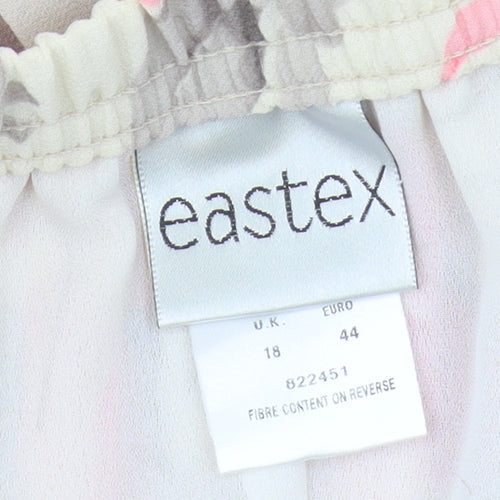 Eastex Women's Multicoloured Midi Pleated Skirt Size 18