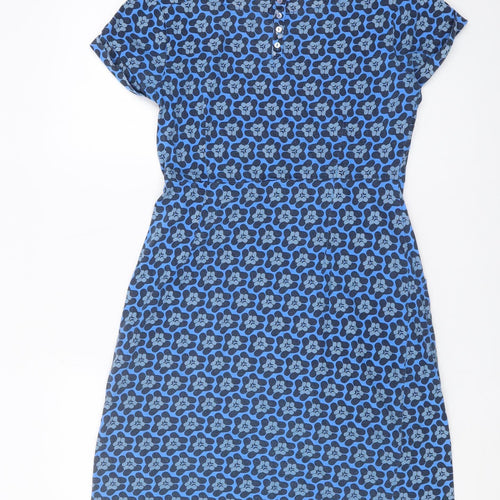 White Stuff Women's Blue Floral Dress Size 10