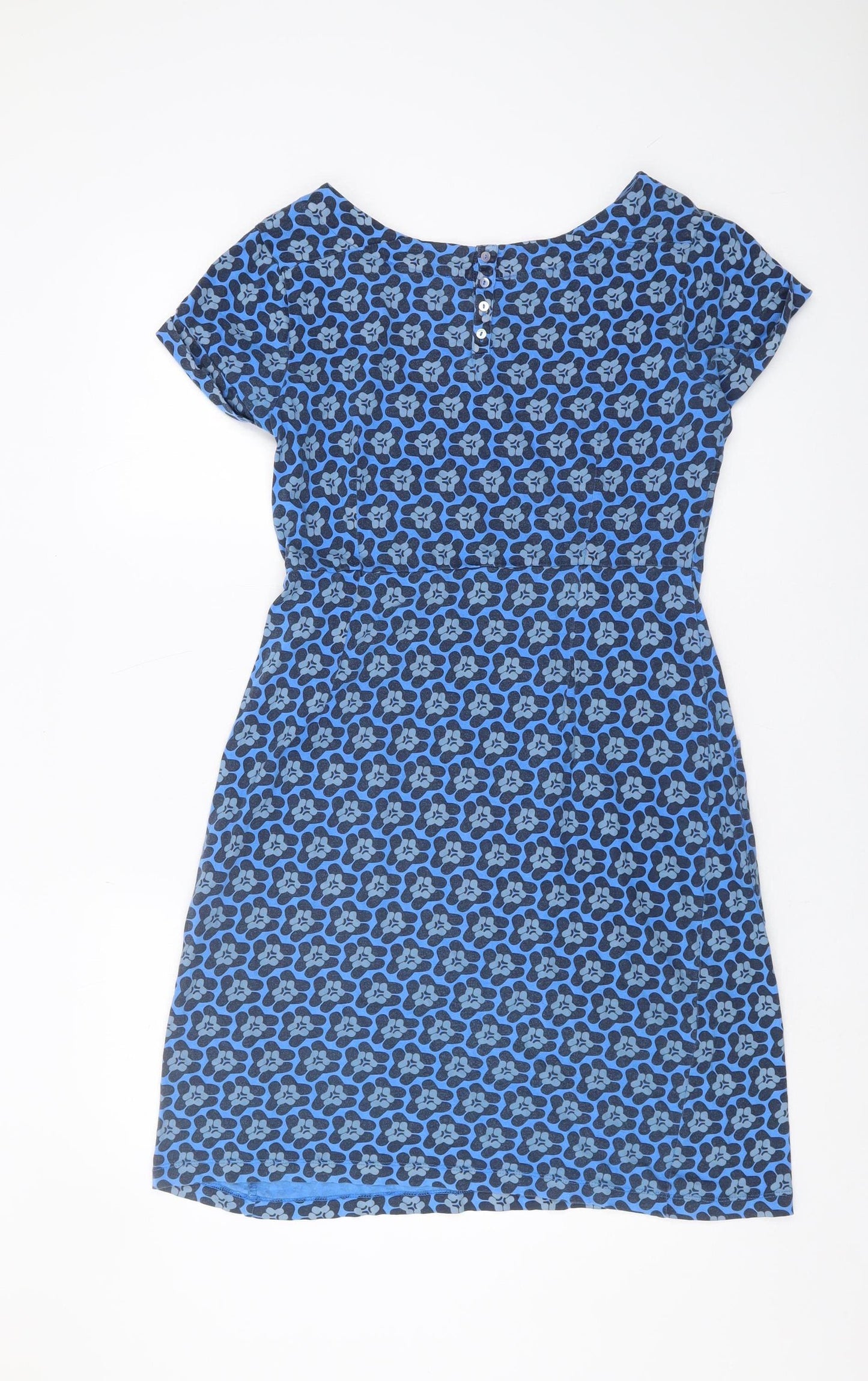 White Stuff Women's Blue Floral Dress Size 10