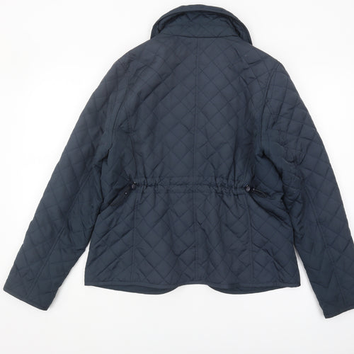 Kaleidoscope Women's Blue Quilted Jacket Size 14