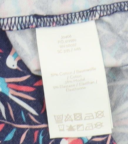 Boden Women's Multicoloured Floral Playsuit UK 12