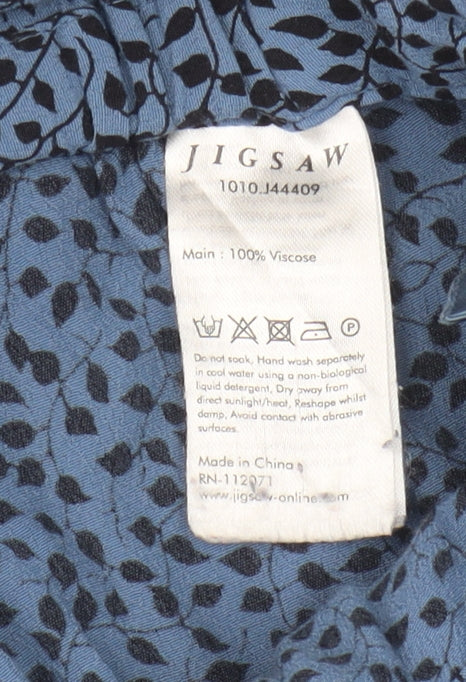 Jigsaw Women's Blue Trousers Size 14