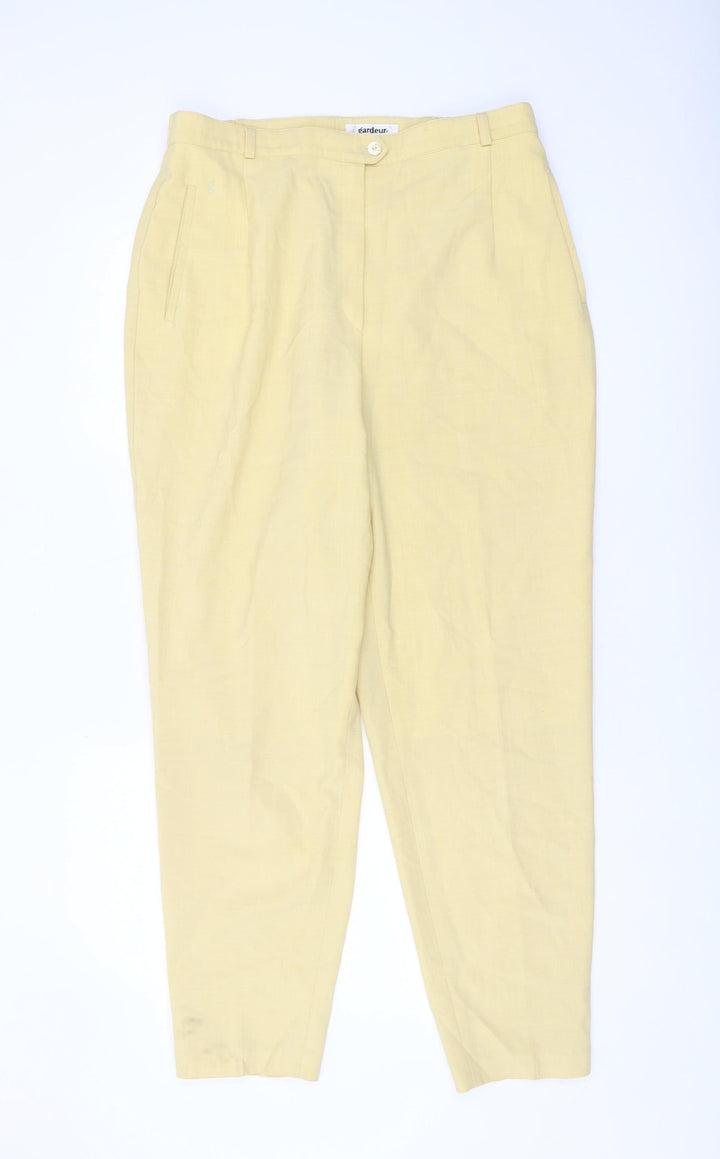 Gardeur Women's Beige Trousers Size 18