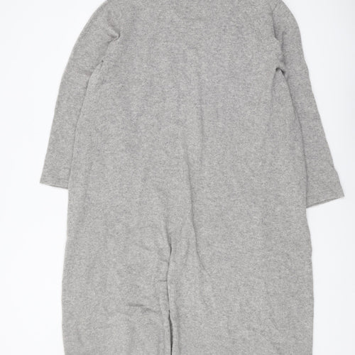 Linea Grey Cashmere Women's Cardigan, Medium