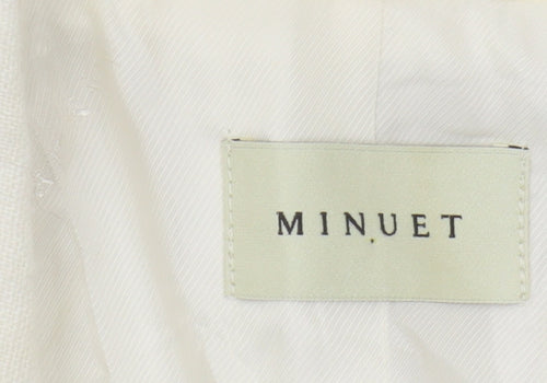 Minuet Women’s Ivory Linen Blazer Size 14
