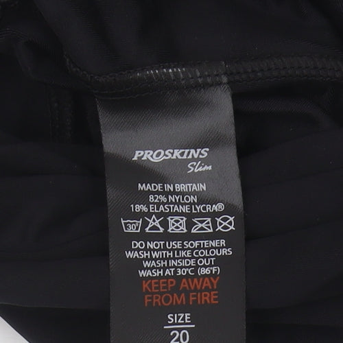PROSKINS Women's Black Slimming Leggings Size 20