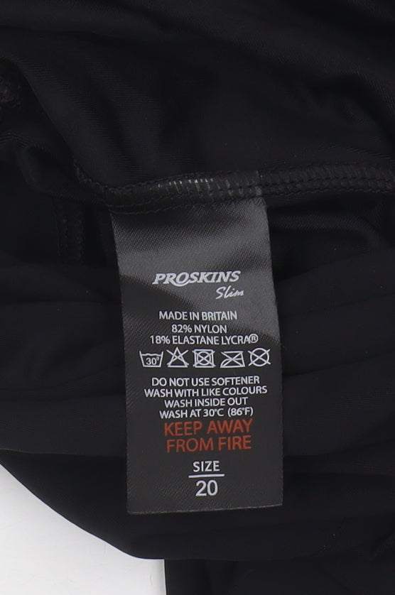 PROSKINS Women's Black Slimming Leggings Size 20