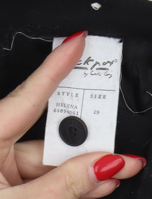 Jackpot Women's Black Trousers, Size 29