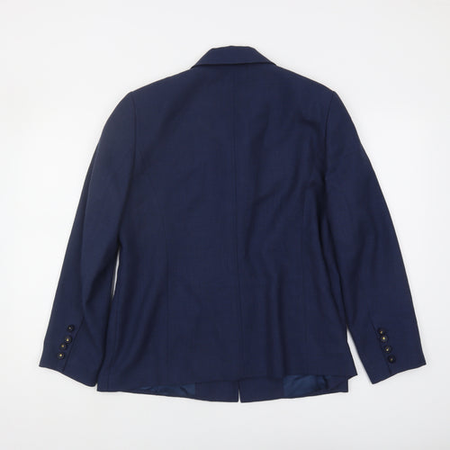 Viyella Blue Women's Blazer, Size 14, Petite Fit