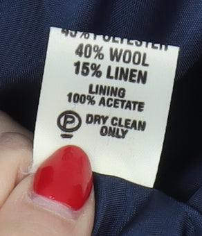 Viyella Blue Women's Blazer, Size 14, Petite Fit