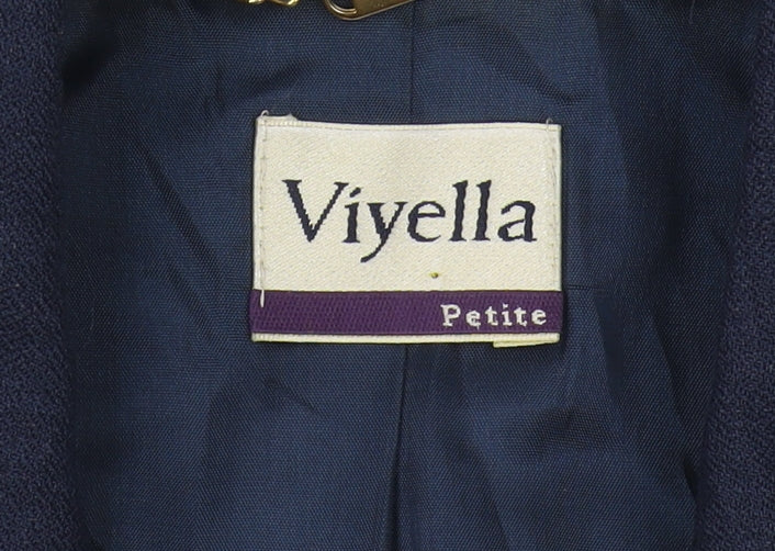 Viyella Blue Women's Blazer, Size 14, Petite Fit