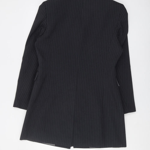 Dunnes Stores Women's Black Pinstripe Suit Jacket Size 14