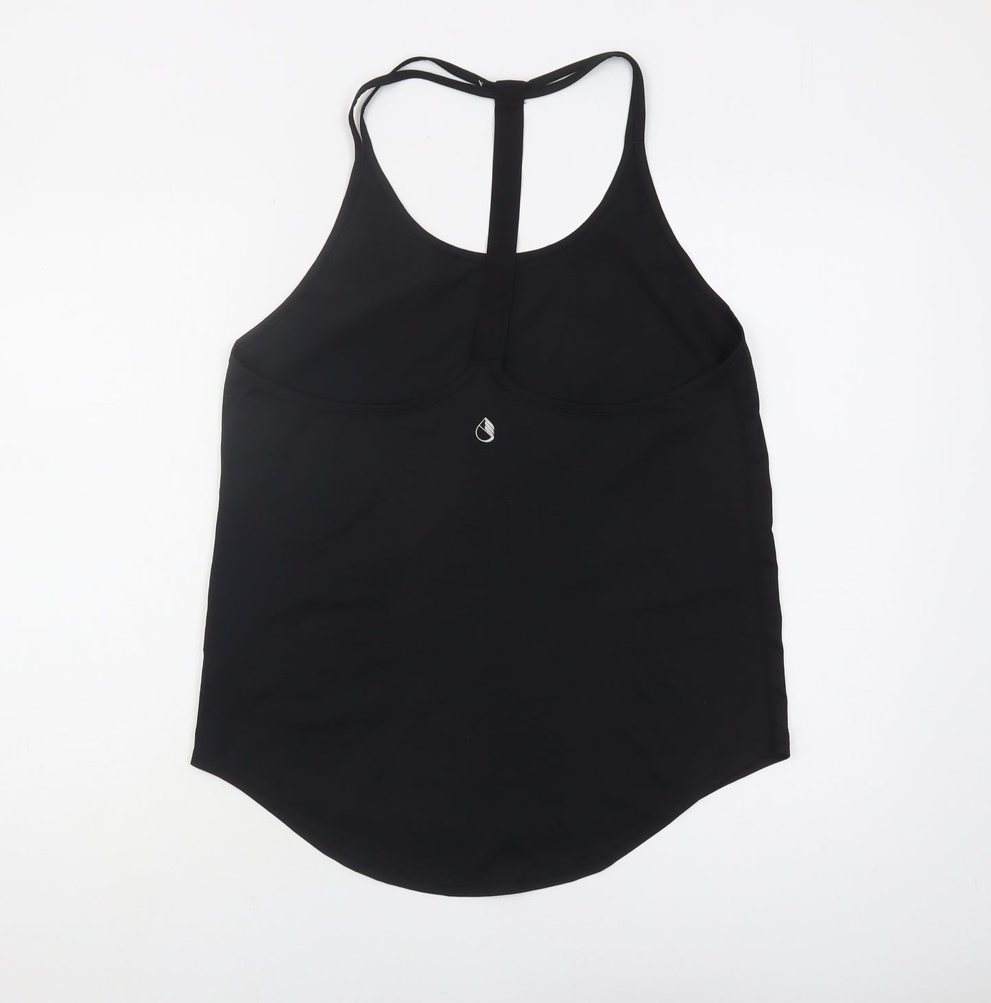 Women's Black L Tank Top, Moisture-Wicking, Scoop Neck