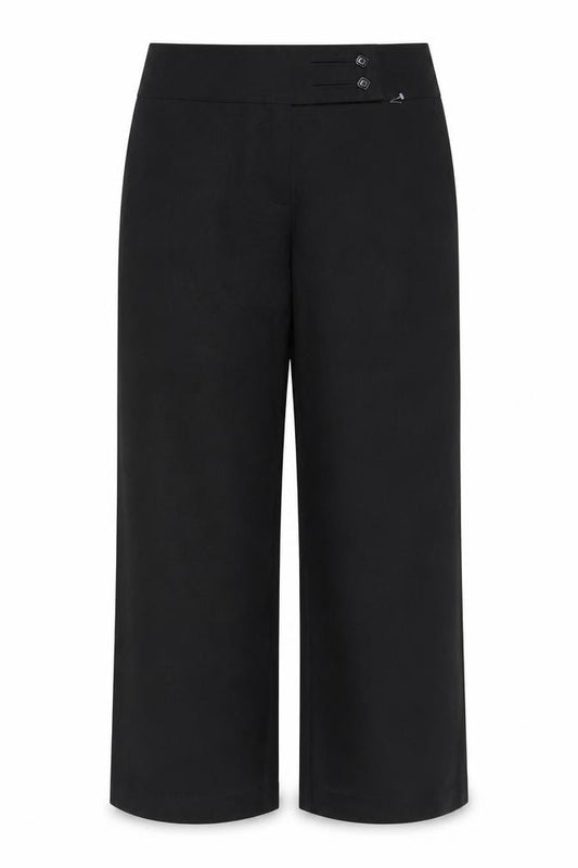 Marks & Spencer Women's Black Straight Trousers UK 16