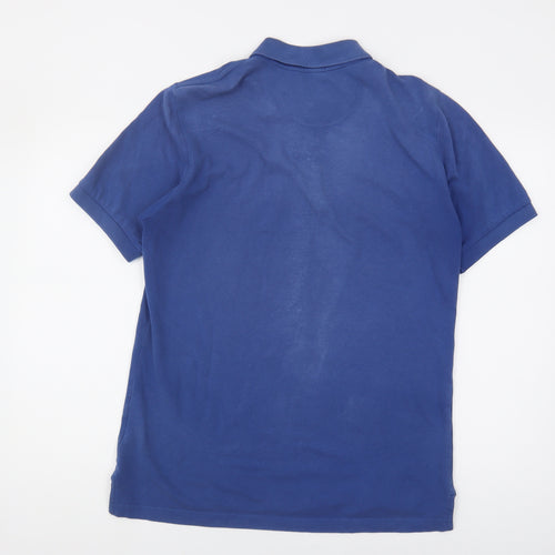 Jaeger Men's Blue Polo Shirt Size S