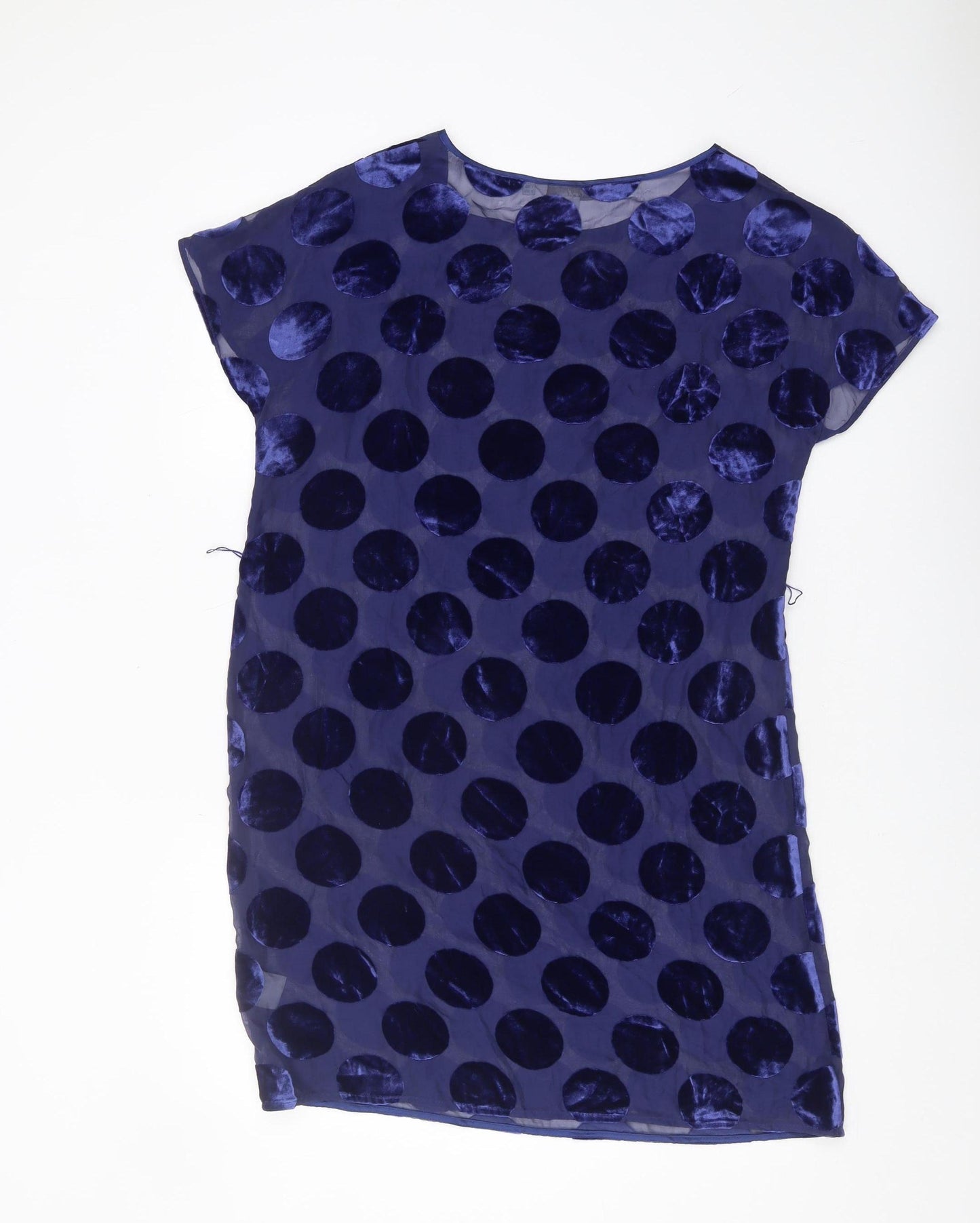 Boden Women's Blue Polka Dot Dress Size 10