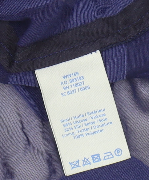 Boden Women's Blue Polka Dot Dress Size 10