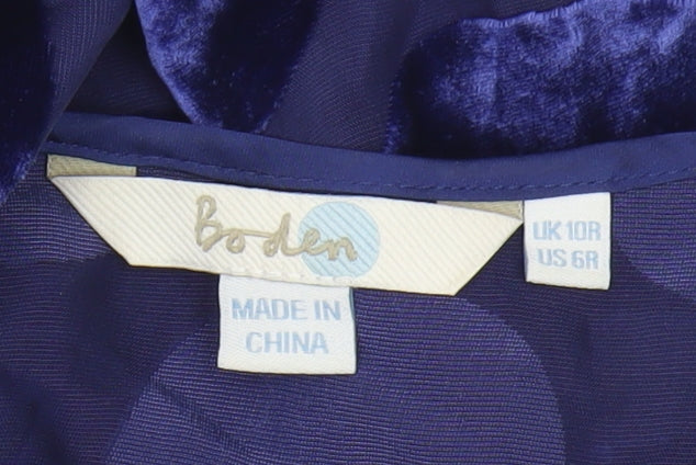 Boden Women's Blue Polka Dot Dress Size 10