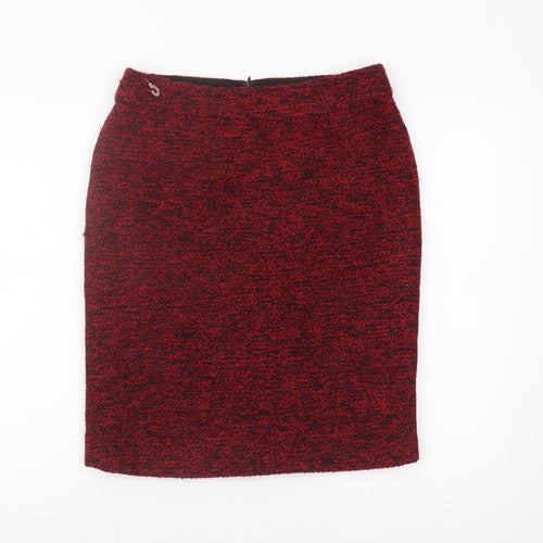 Garnet Hill Women's Red Pencil Skirt Size 8