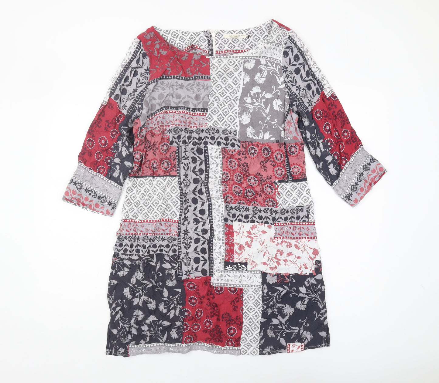 White Stuff Women's Multicoloured Tunic Blouse Size 14