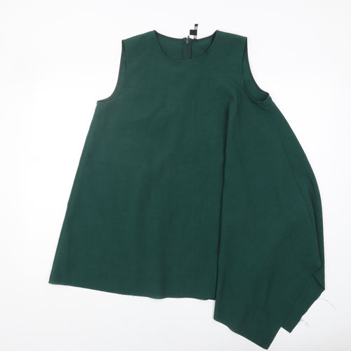COS Women Green Basic Sleeveless Top Size 8