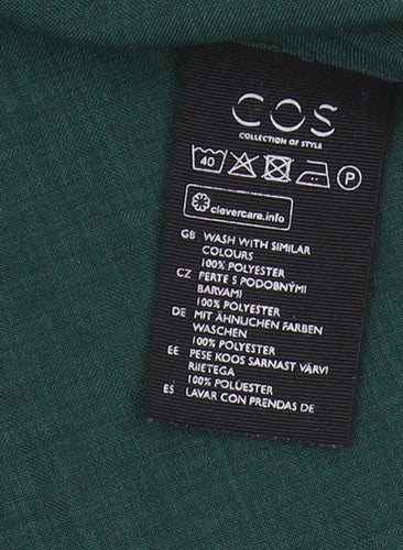 COS Women Green Basic Sleeveless Top Size 8