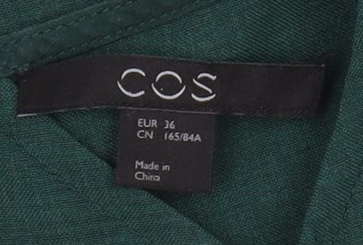 COS Women Green Basic Sleeveless Top Size 8