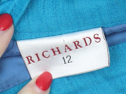 Richards Women's Blue Pencil Skirt, Size 12, Knee Length